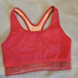 Nike Red and Orange Sports Bra